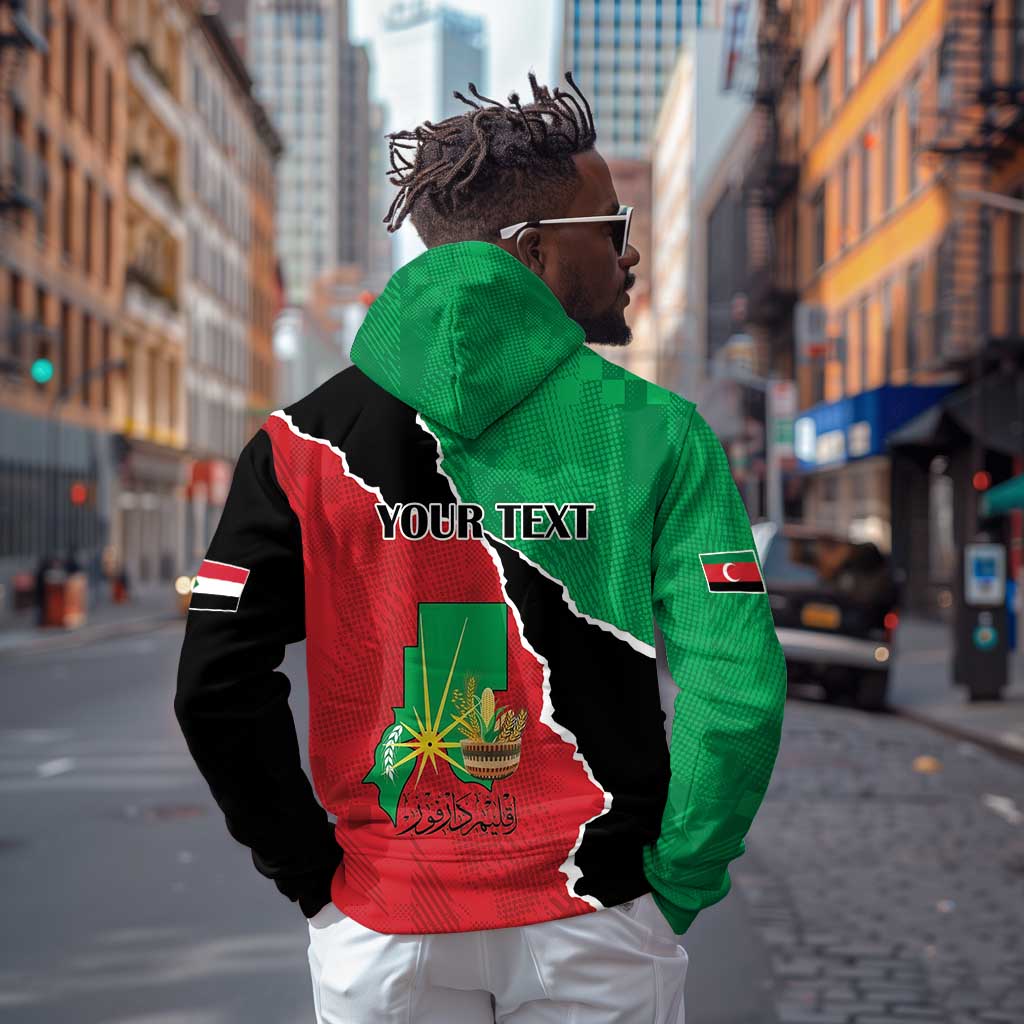 Darfur Sudan Personalized Hoodie Be Strong - African Pride