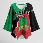 Personalized Sudan Kimono Sleeve Blouse Darfur Be Strong