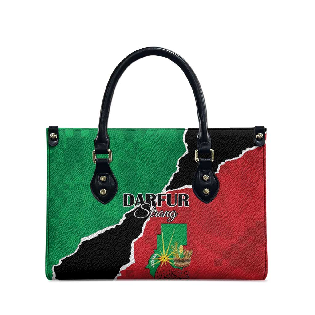 Sudan Leather Bag Darfur Be Strong