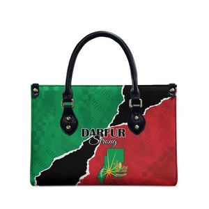 Sudan Leather Bag Darfur Be Strong