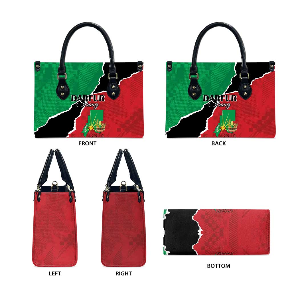 Sudan Leather Bag Darfur Be Strong