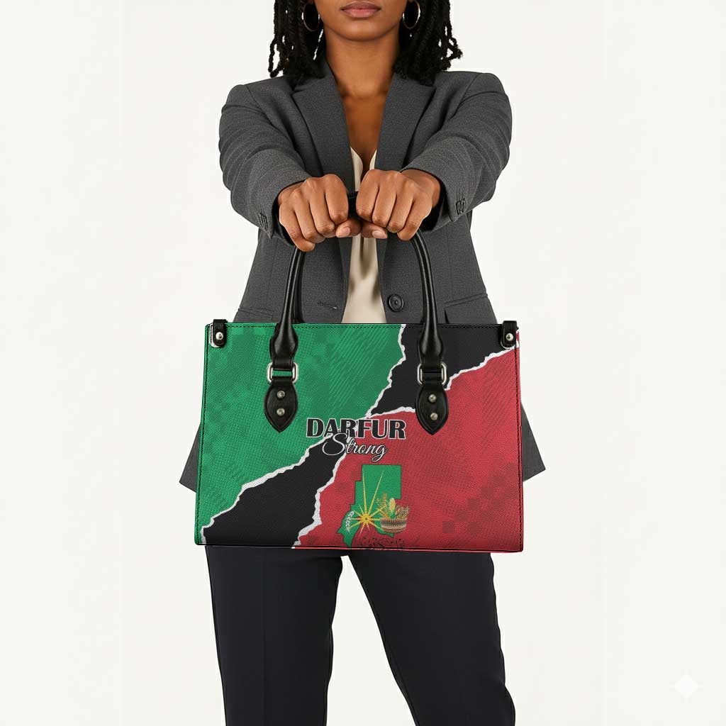 Sudan Leather Bag Darfur Be Strong
