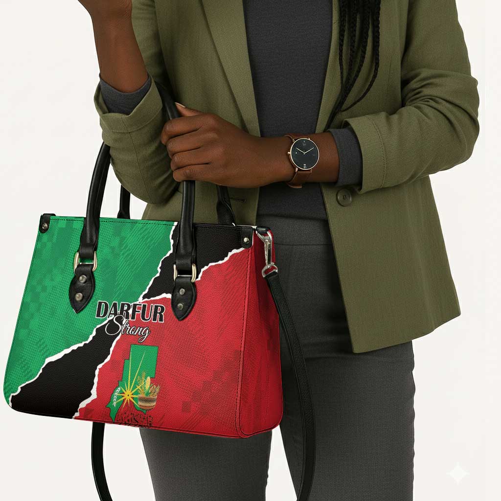Sudan Leather Bag Darfur Be Strong