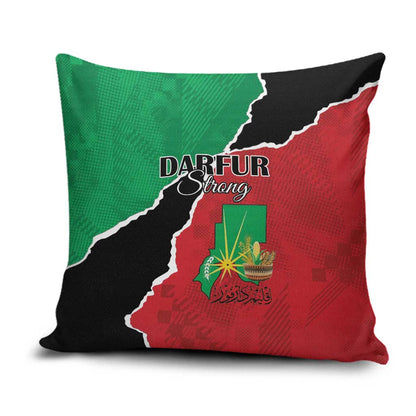 Sudan Pillow Cover Darfur Be Strong
