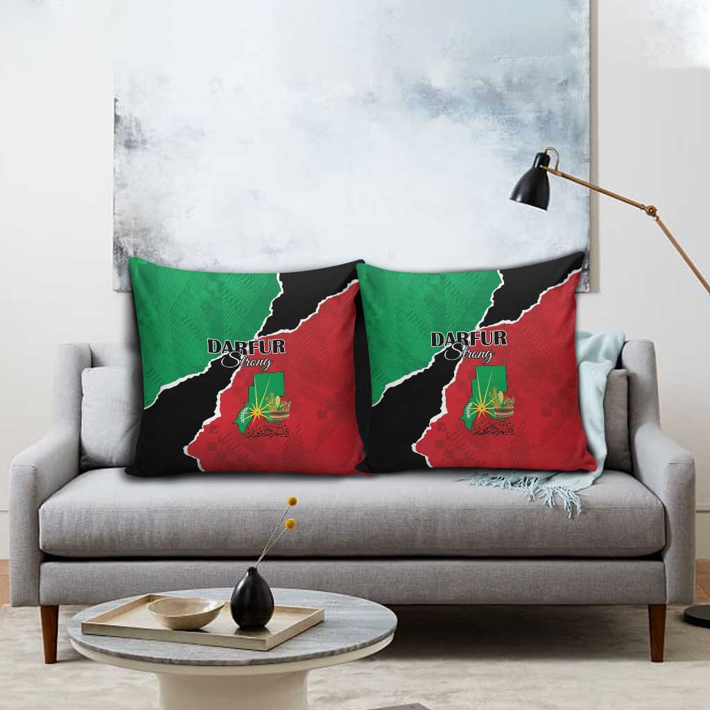 Sudan Pillow Cover Darfur Be Strong