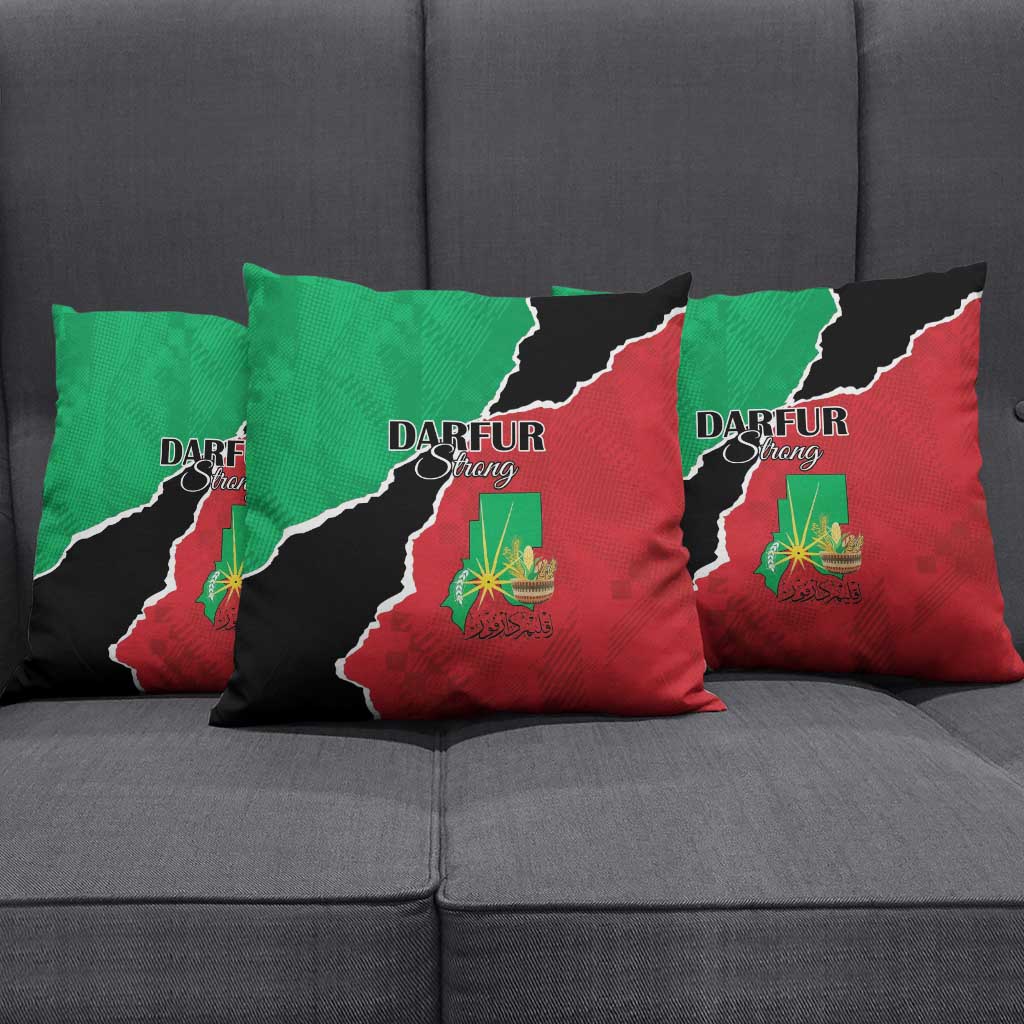 Sudan Pillow Cover Darfur Be Strong