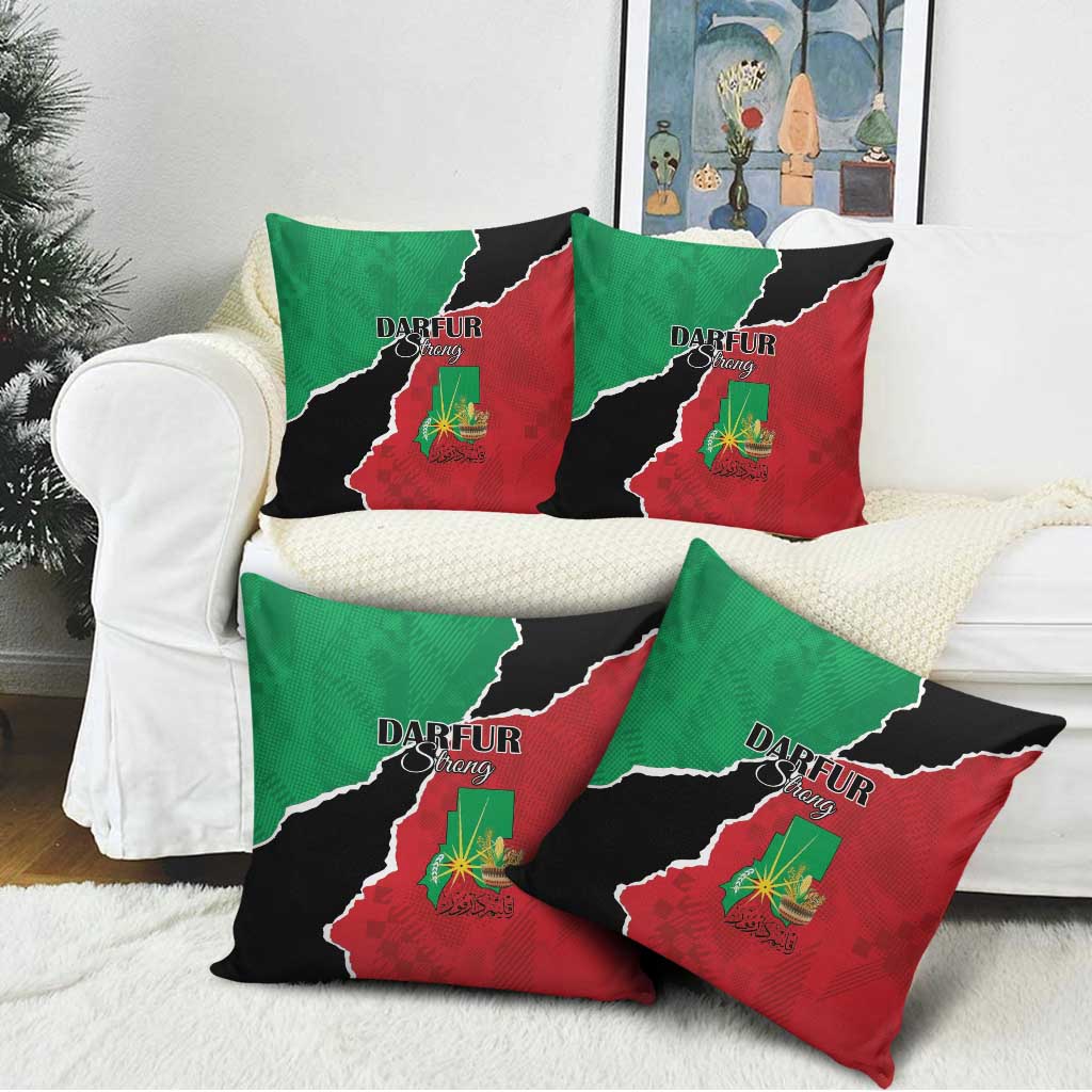 Sudan Pillow Cover Darfur Be Strong