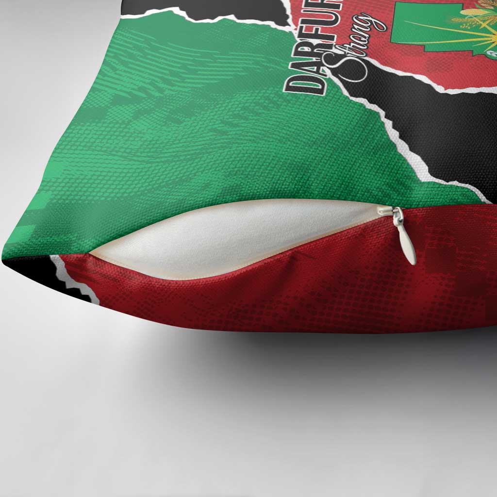 Sudan Pillow Cover Darfur Be Strong