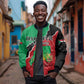 Darfur Sudan Personalized Sleeve Zip Bomber Jacket Be Strong - African Pride