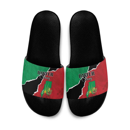 Sudan Slide Sandals Darfur Be Strong