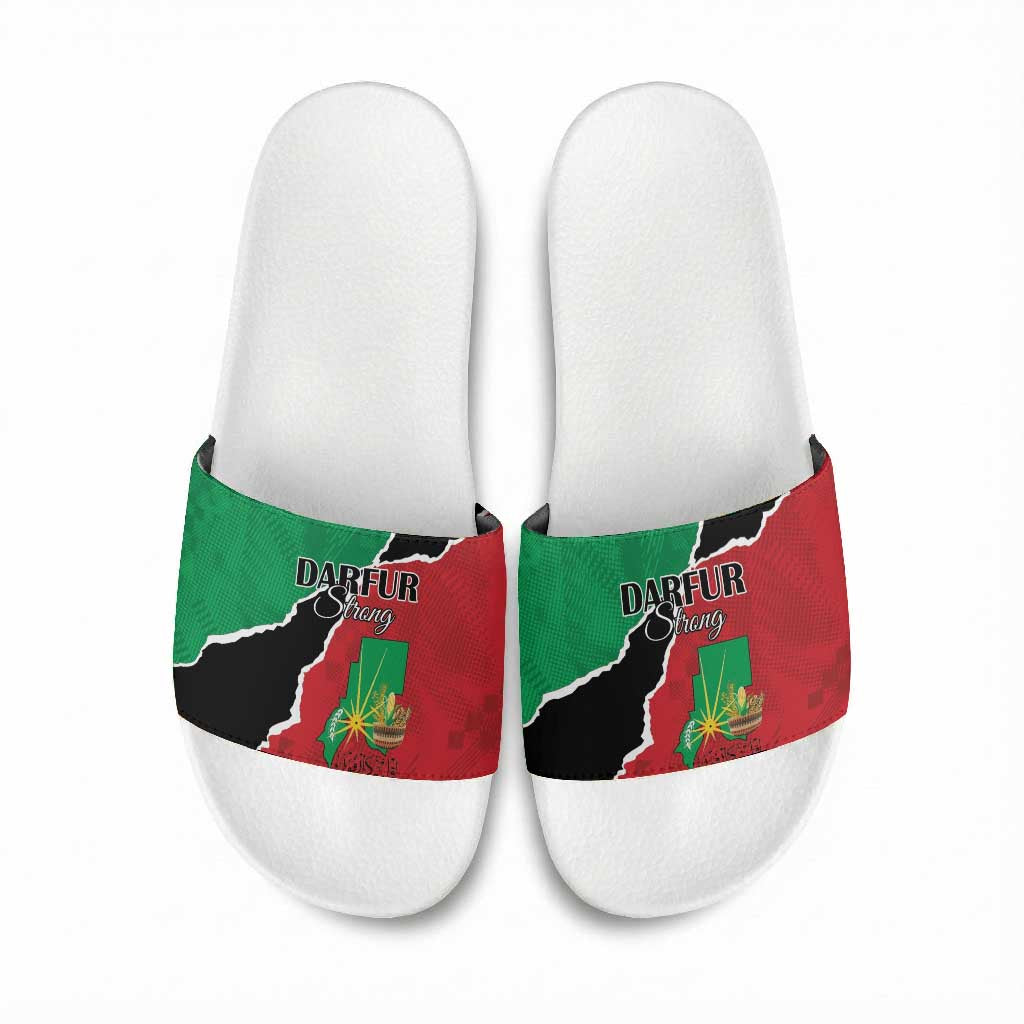 Sudan Slide Sandals Darfur Be Strong