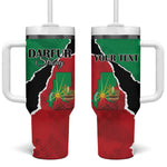 Darfur Sudan Personalized Tumbler With Handle Be Strong - African Pride