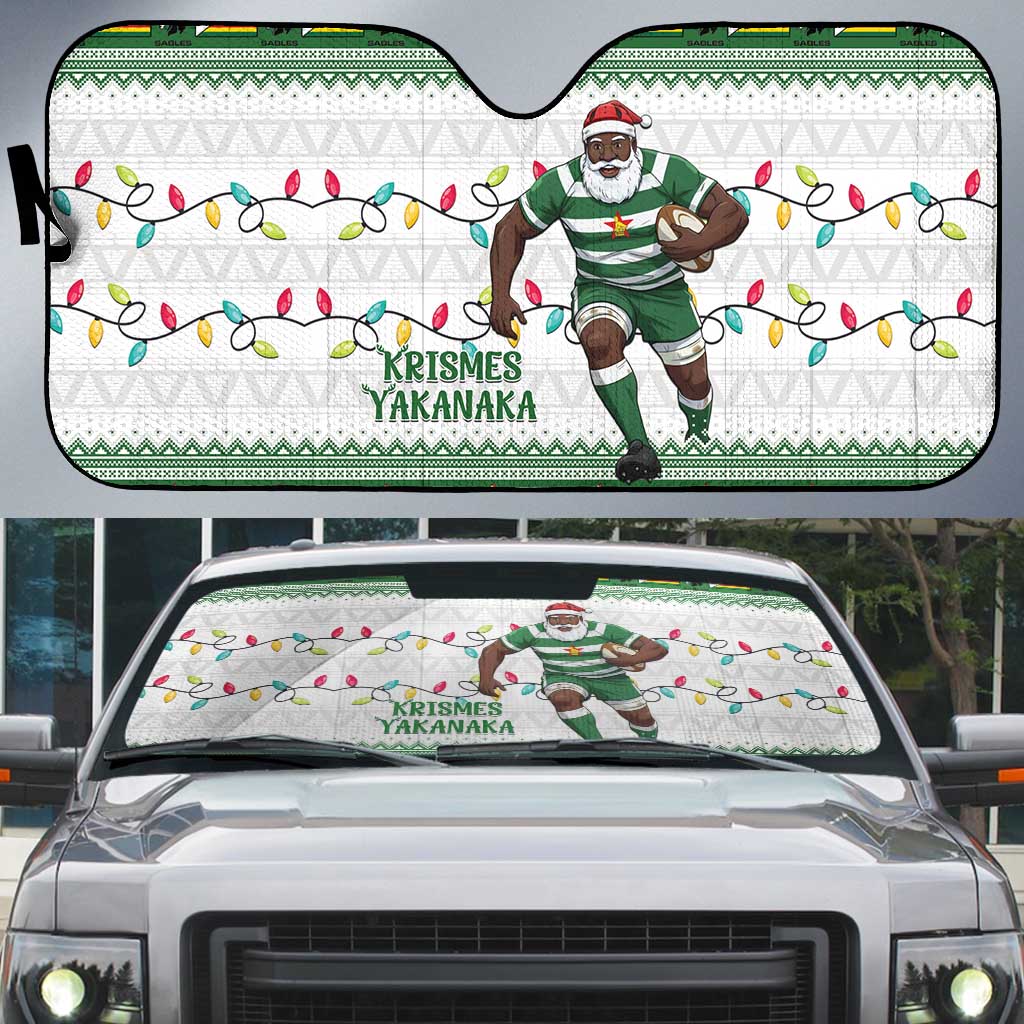 Zimbabwe Rugby Christmas Auto Sun Shade The Sables Krismes Yakanaka
