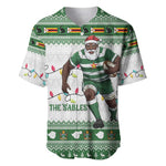 Afro Christmas Rugby Zimbabwe Baseball Jersey The Sables Krismes Yakanaka - African Pride