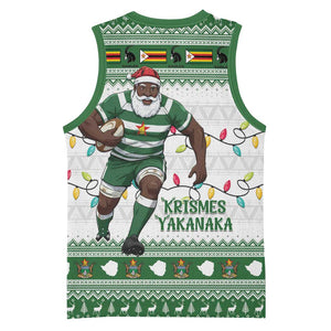 Afro Christmas Rugby Zimbabwe Basketball Jersey The Sables Krismes Yakanaka LT15