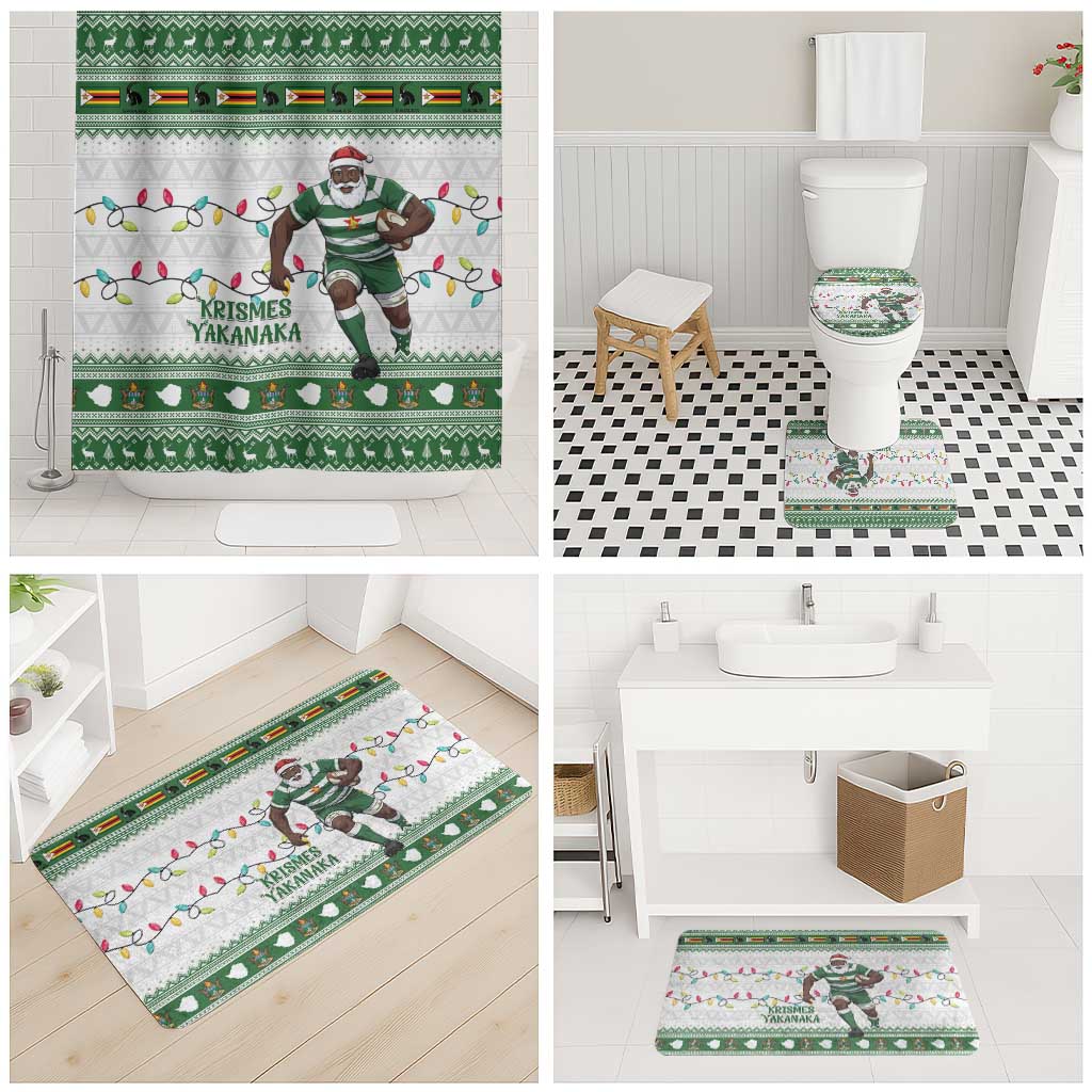 Zimbabwe Rugby Christmas Bathroom Set The Sables Krismes Yakanaka