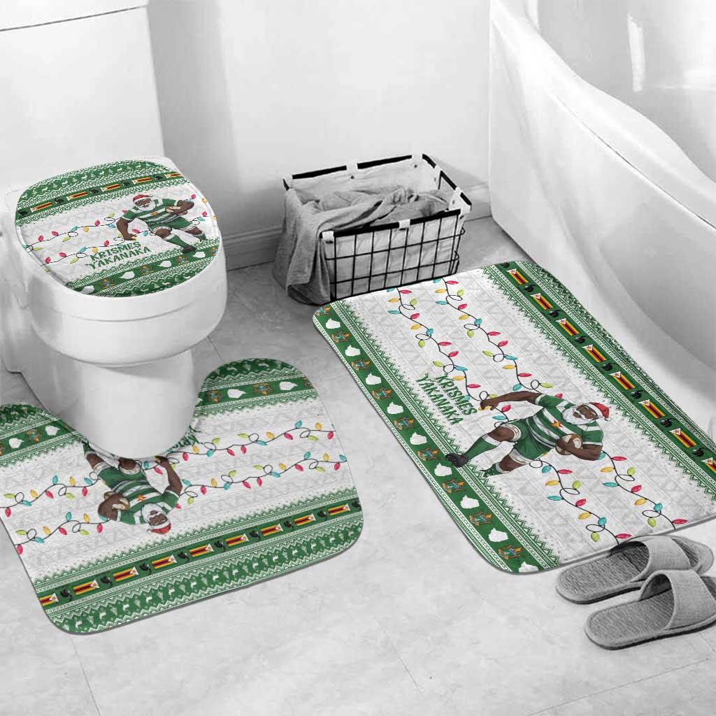 Zimbabwe Rugby Christmas Bathroom Set The Sables Krismes Yakanaka