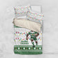 Afro Christmas Rugby Zimbabwe Bedding Set The Sables Krismes Yakanaka - African Pride