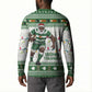 Zimbabwe Rugby Christmas Button Sweatshirt The Sables Krismes Yakanaka