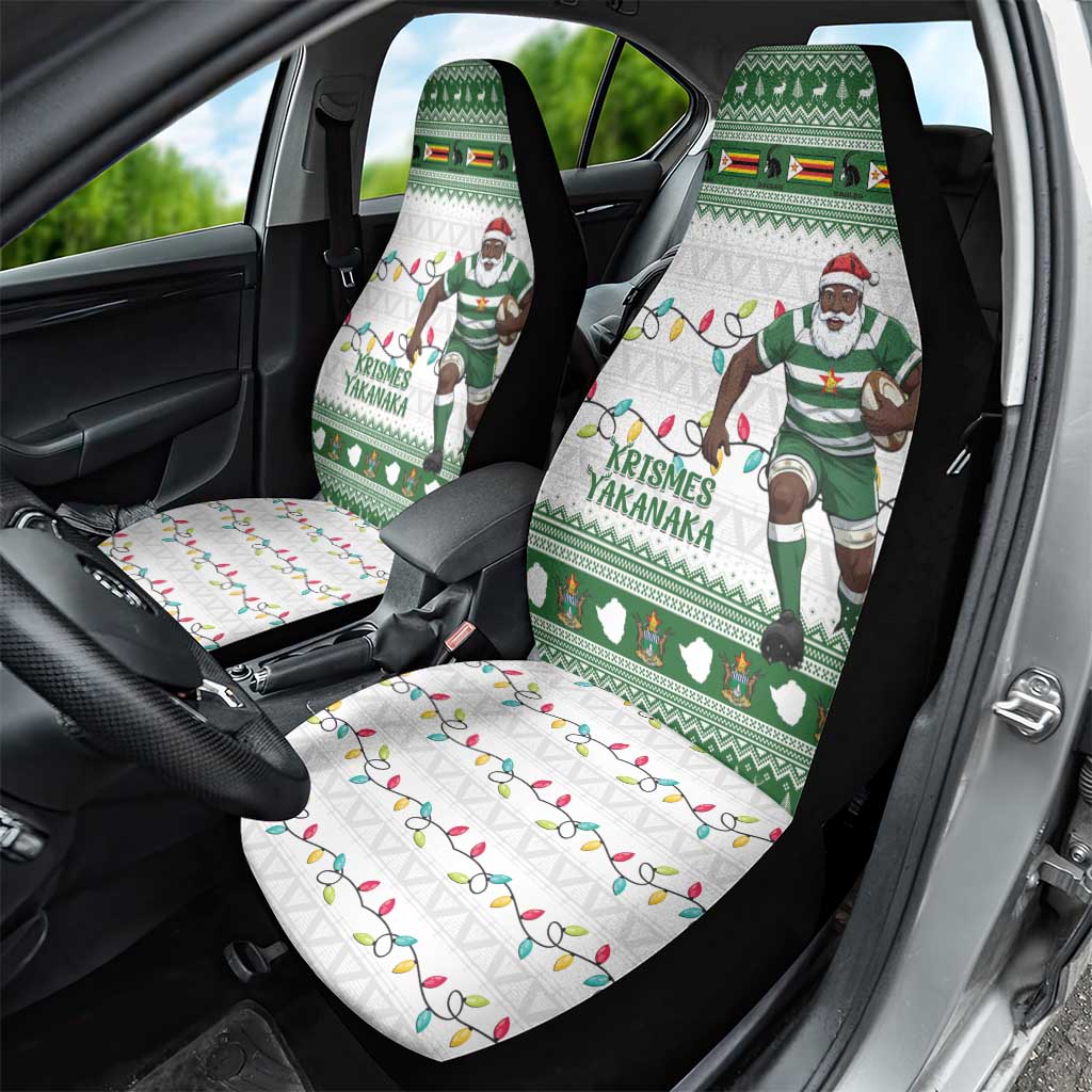 Afro Christmas Rugby Zimbabwe Car Seat Cover The Sables Krismes Yakanaka - African Pride