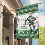 Afro Christmas Rugby Zimbabwe Garden Flag The Sables Krismes Yakanaka - African Pride