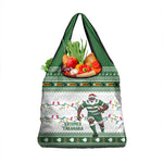 Afro Christmas Rugby Zimbabwe Grocery Bag The Sables Krismes Yakanaka - African Pride