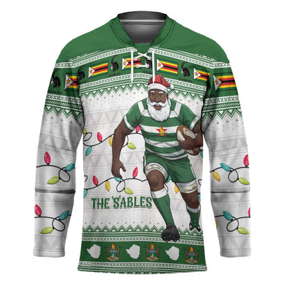 Zimbabwe Rugby Christmas Hockey Jersey The Sables Krismes Yakanaka