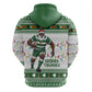 Afro Christmas Rugby Zimbabwe Hoodie The Sables Krismes Yakanaka - African Pride