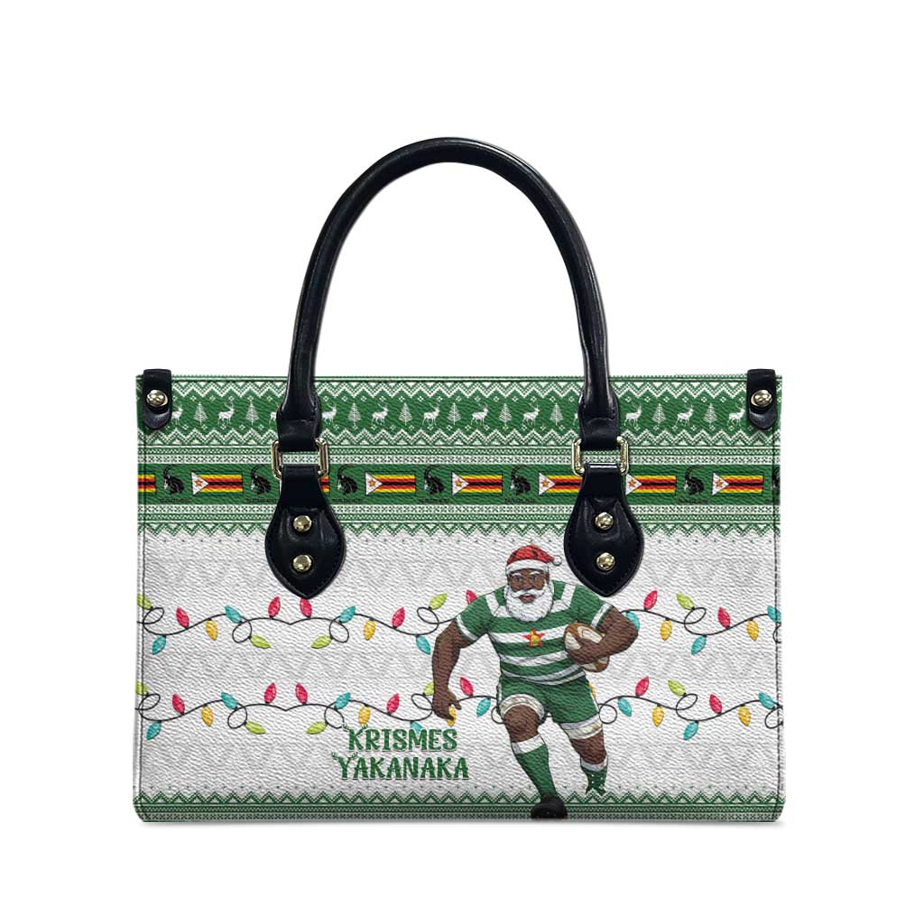 Zimbabwe Rugby Christmas Leather Bag The Sables Krismes Yakanaka