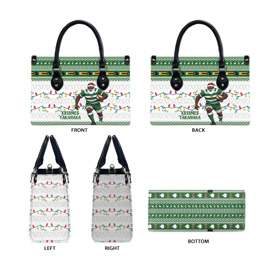Zimbabwe Rugby Christmas Leather Bag The Sables Krismes Yakanaka