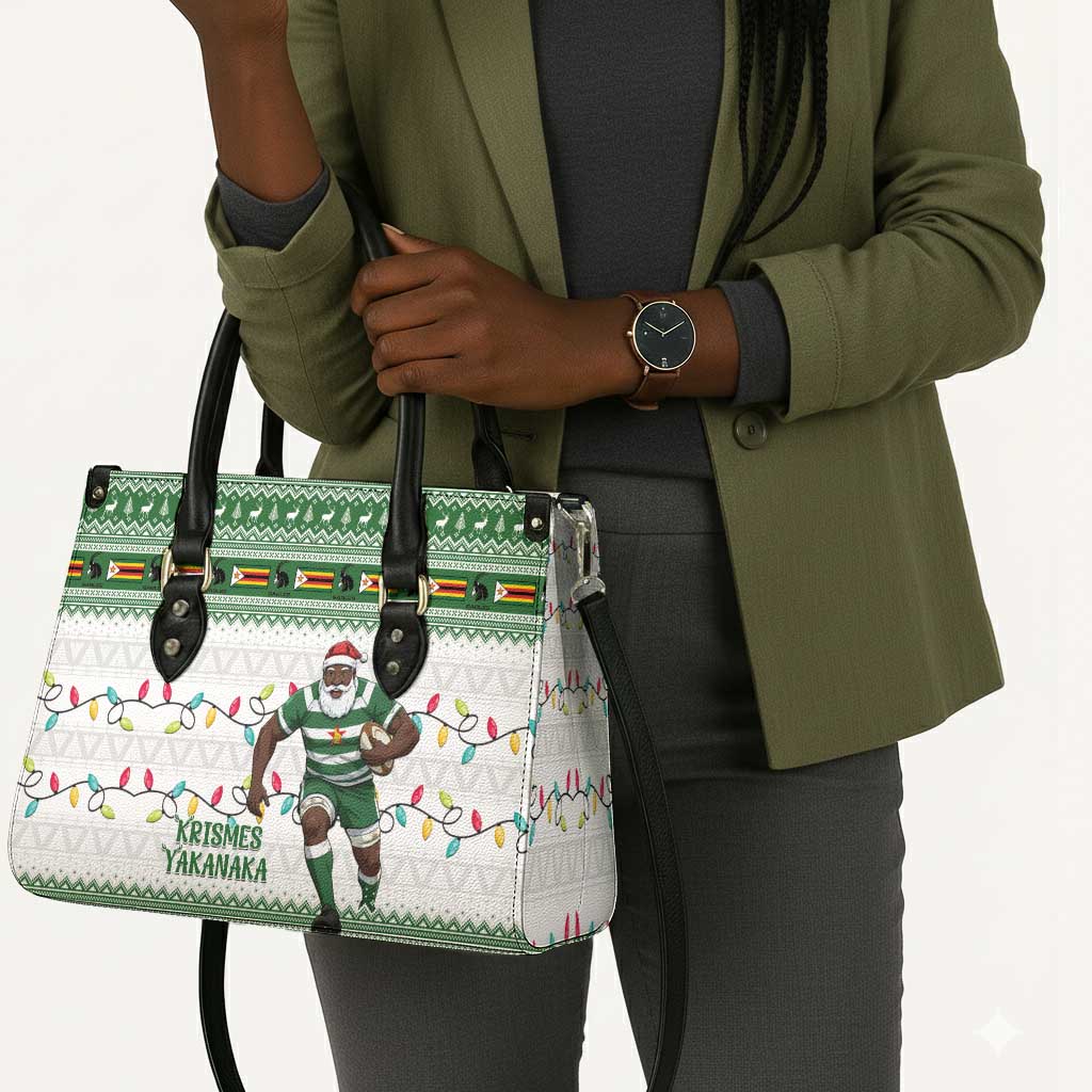 Zimbabwe Rugby Christmas Leather Bag The Sables Krismes Yakanaka