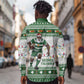 Afro Christmas Rugby Zimbabwe Long Sleeve Button Shirt The Sables Krismes Yakanaka - African Pride