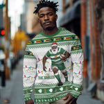 Afro Christmas Rugby Zimbabwe Long Sleeve Shirt The Sables Krismes Yakanaka - African Pride