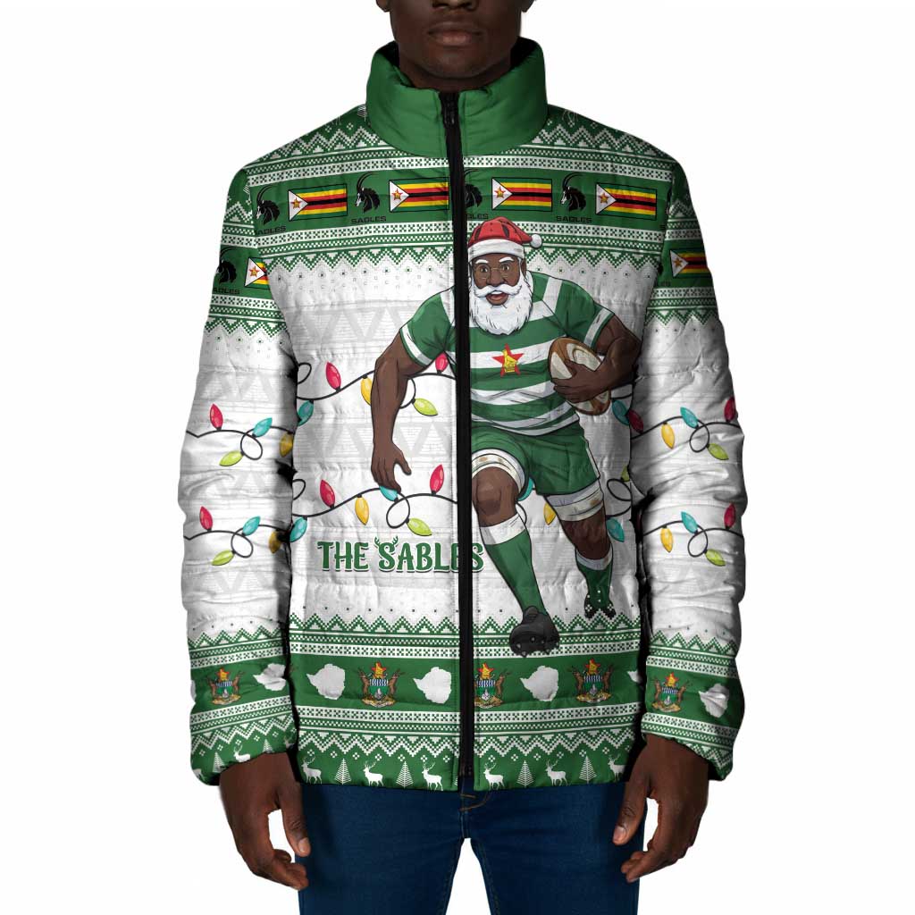 Zimbabwe Rugby Christmas Padded Jacket The Sables Krismes Yakanaka