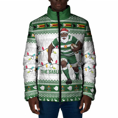 Zimbabwe Rugby Christmas Padded Jacket The Sables Krismes Yakanaka