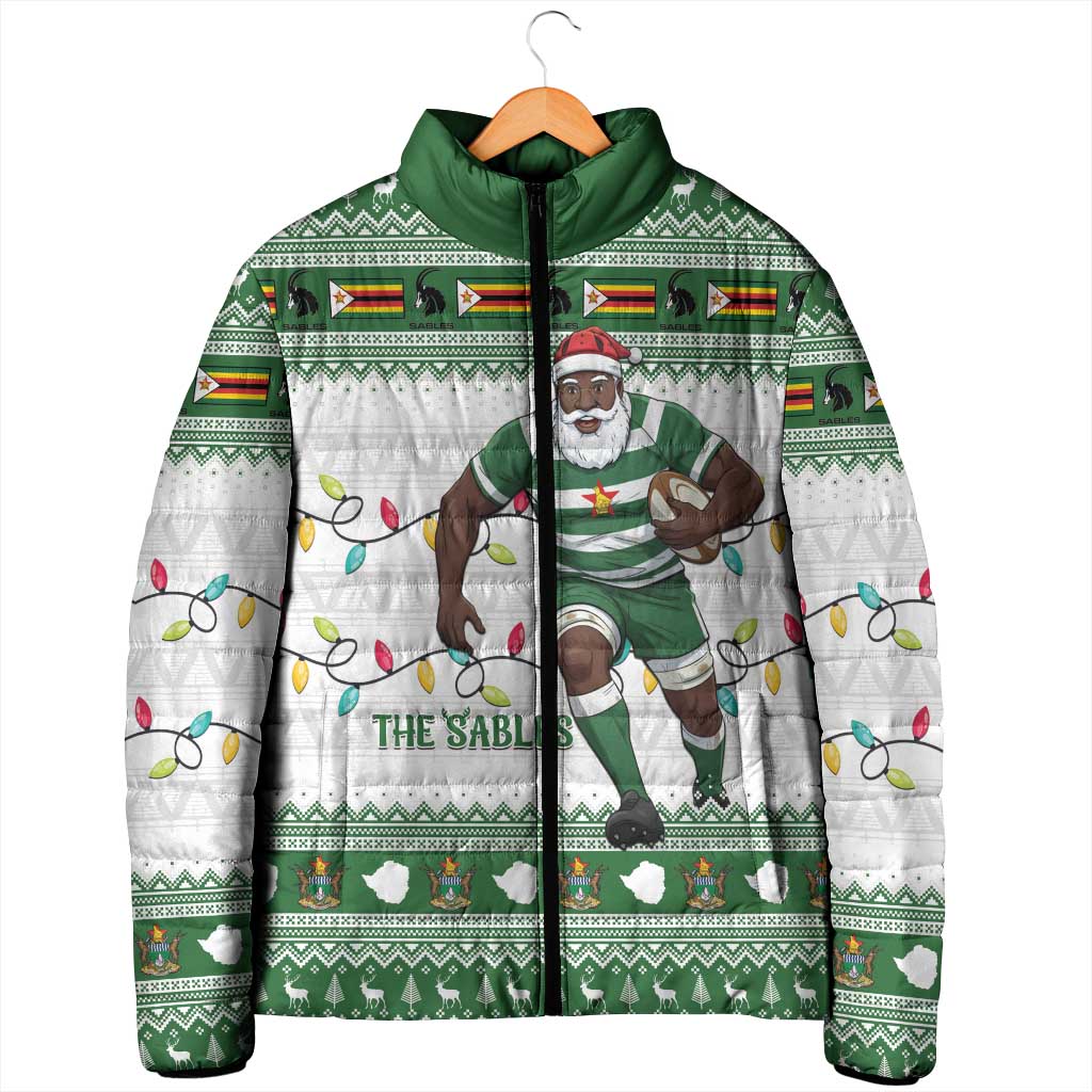 Zimbabwe Rugby Christmas Padded Jacket The Sables Krismes Yakanaka