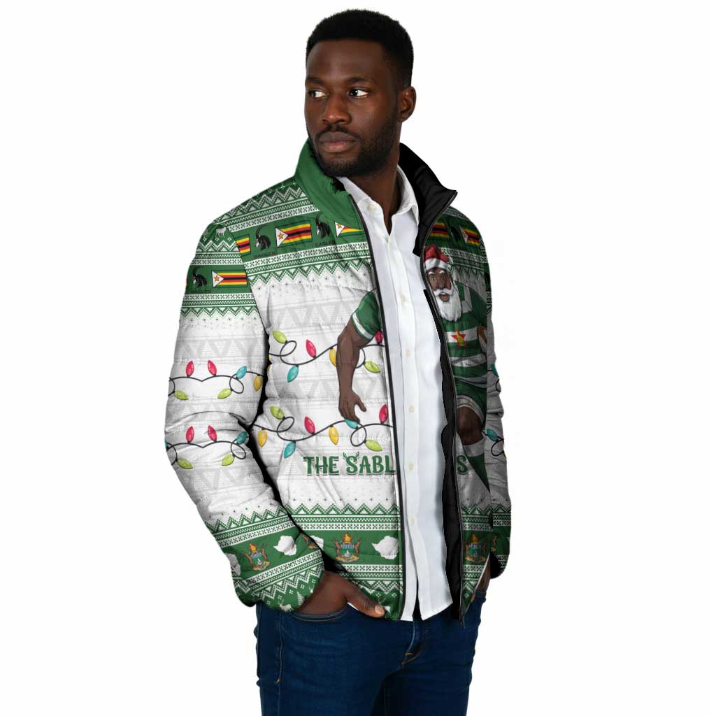 Zimbabwe Rugby Christmas Padded Jacket The Sables Krismes Yakanaka