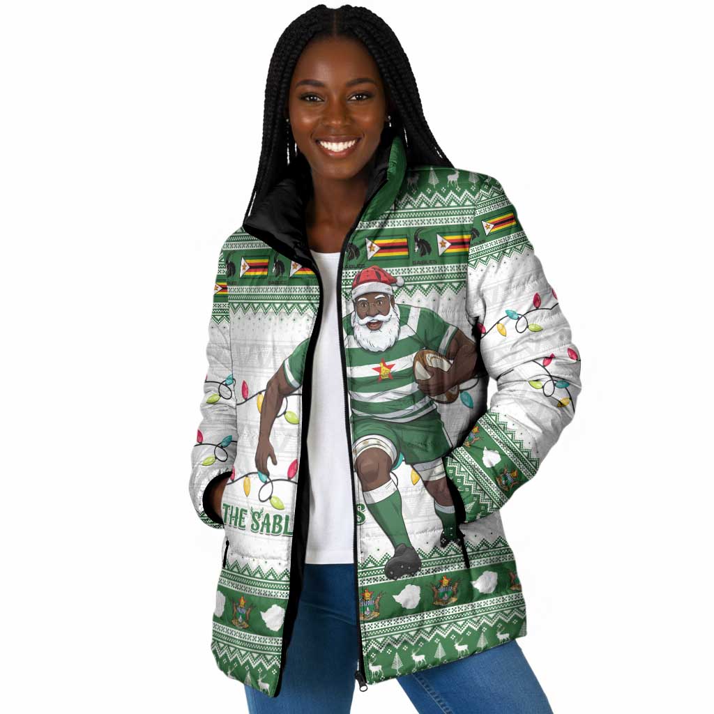 Zimbabwe Rugby Christmas Padded Jacket The Sables Krismes Yakanaka