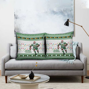 Zimbabwe Rugby Christmas Pillow Cover The Sables Krismes Yakanaka