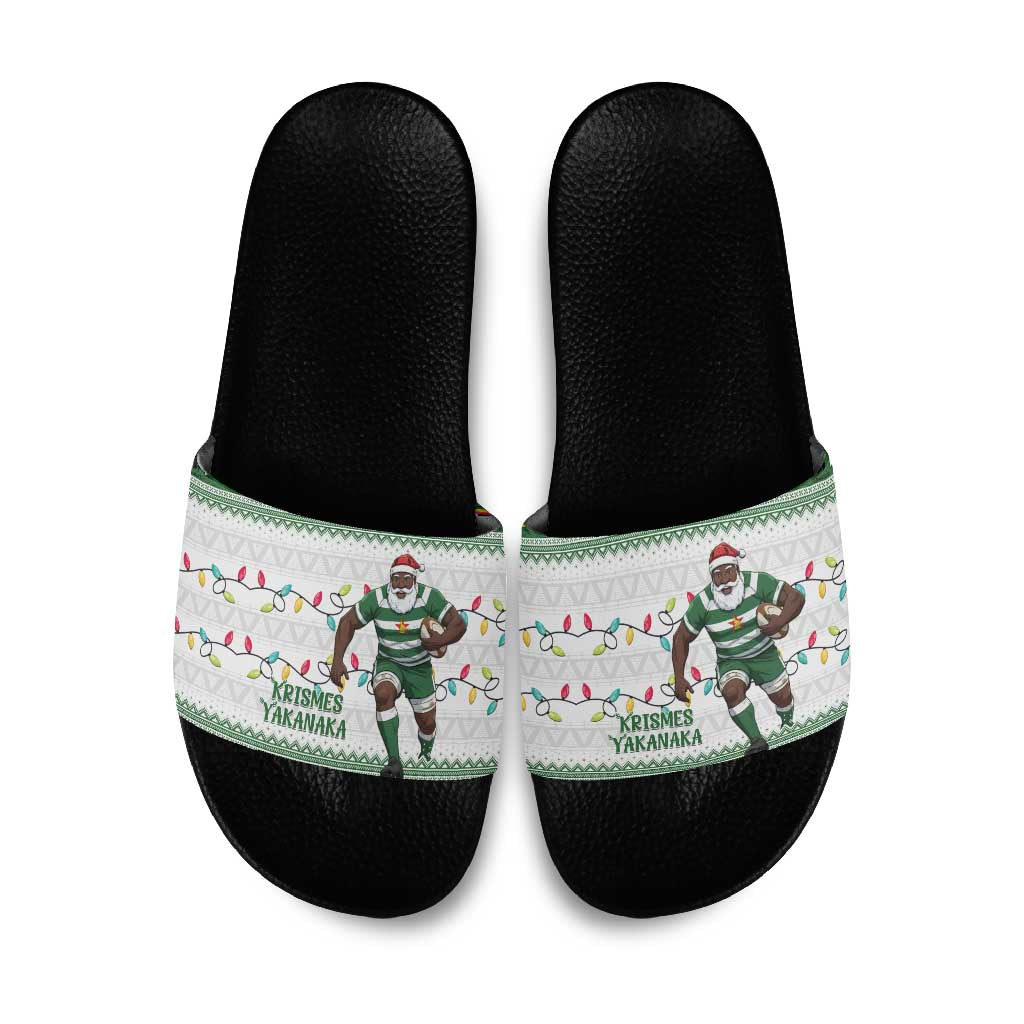 Zimbabwe Rugby Christmas Slide Sandals The Sables Krismes Yakanaka