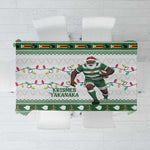 Afro Christmas Rugby Zimbabwe Tablecloth The Sables Krismes Yakanaka - African Pride