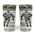 Afro Christmas Rugby Zimbabwe Tumbler Cup The Sables Krismes Yakanaka - African Pride
