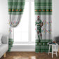 Afro Christmas Rugby Zimbabwe Window Curtain The Sables Krismes Yakanaka - African Pride