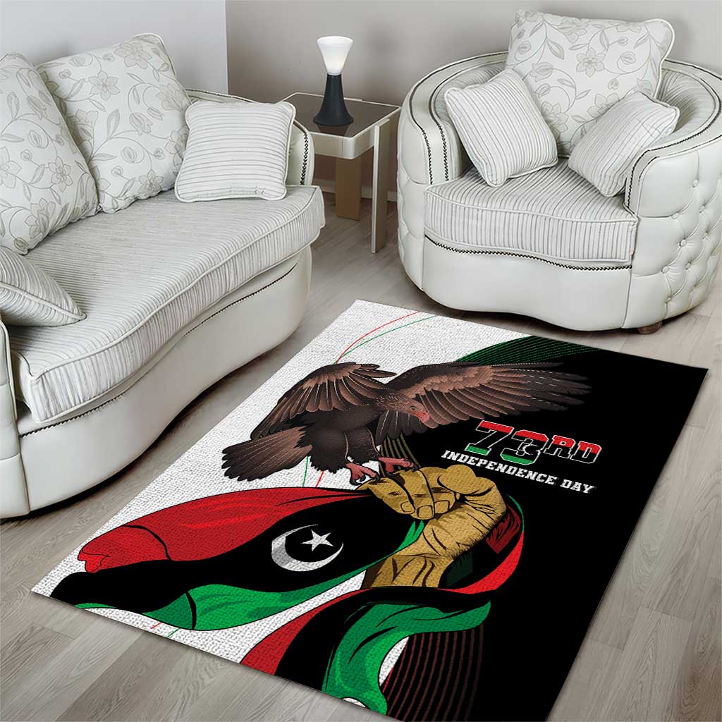 Afro Libya Area Rug Arabian Eagle - Independence Day