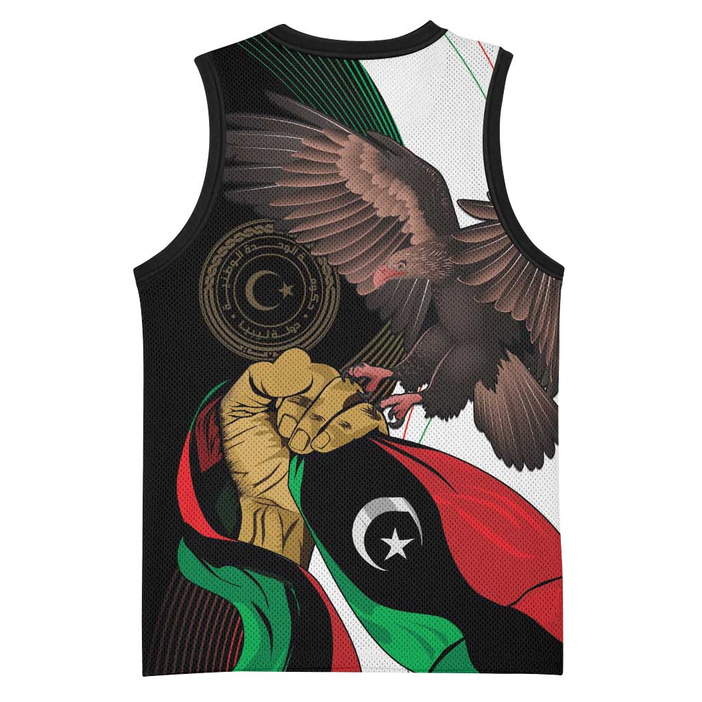 Afro Libya Basketball Jersey Arabian Eagle - Independence Day LT15