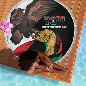 Afro Libya Beach Blanket Arabian Eagle - Independence Day