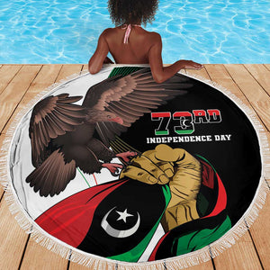 Afro Libya Beach Blanket Arabian Eagle - Independence Day