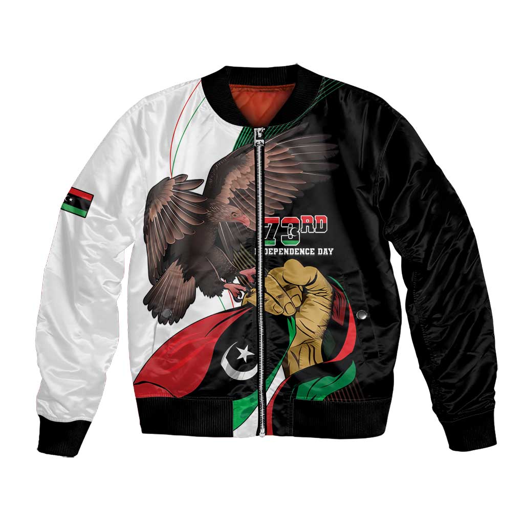 Afro Libya Bomber Jacket Arabian Eagle - Independence Day