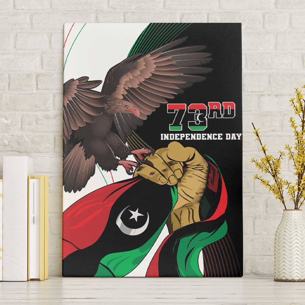 Afro Libya Canvas Wall Art Arabian Eagle - Independence Day