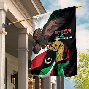 Afro Libya Garden Flag Arabian Eagle - Independence Day